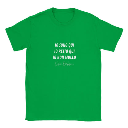 T-shirt Unisex Io Non Mollo. Silvio Berlusconi - ChicGallery
