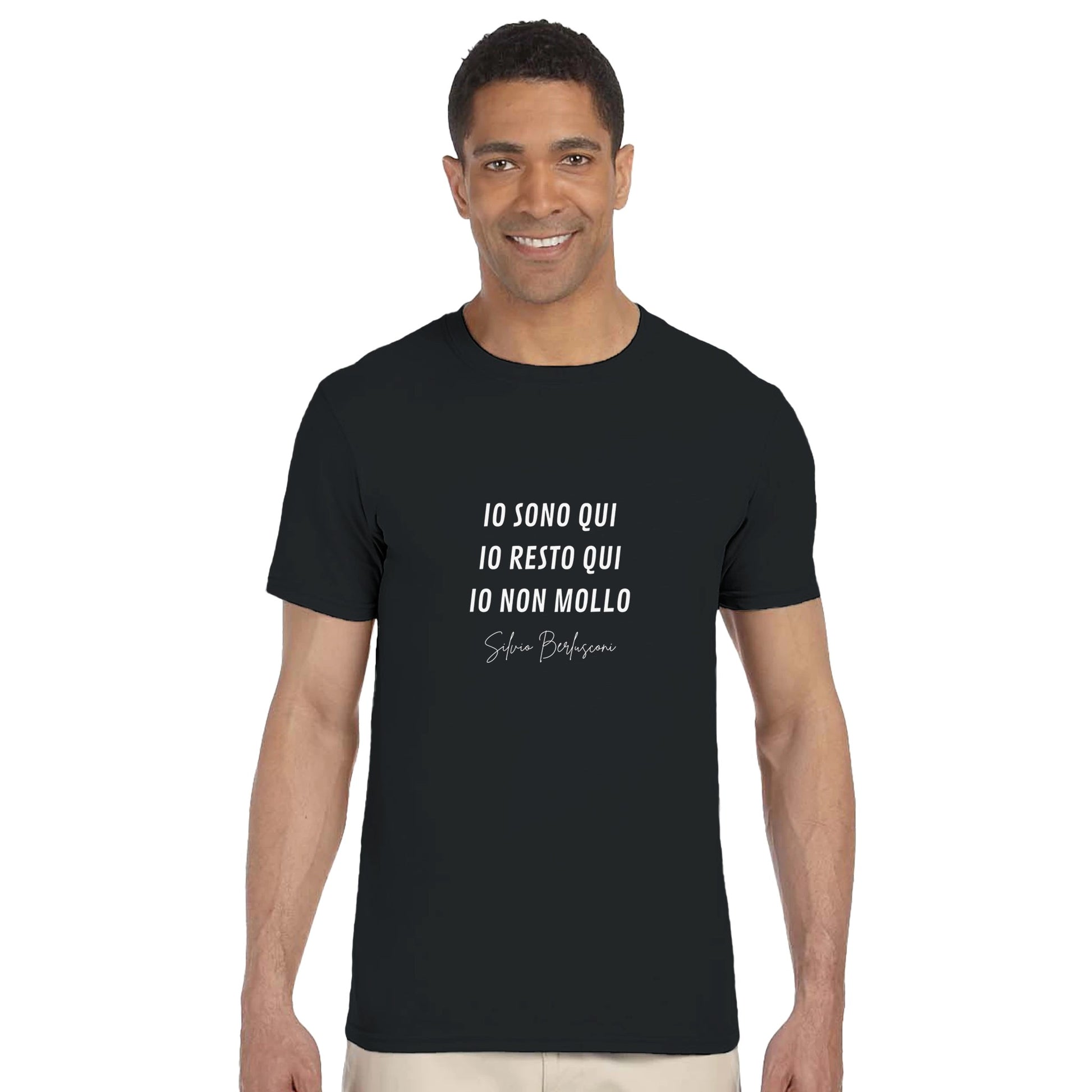 T-shirt Unisex Io Non Mollo. Silvio Berlusconi - ChicGallery