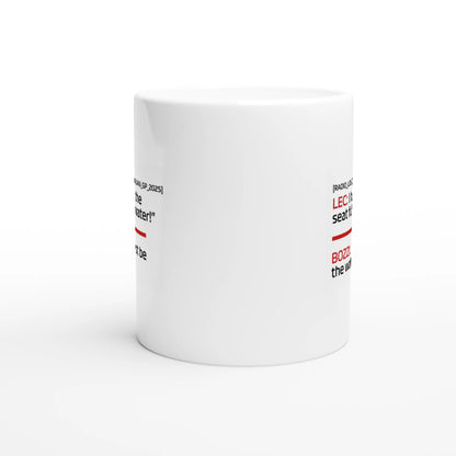 Charles Leclerc Must Be The Water F1 mug white3